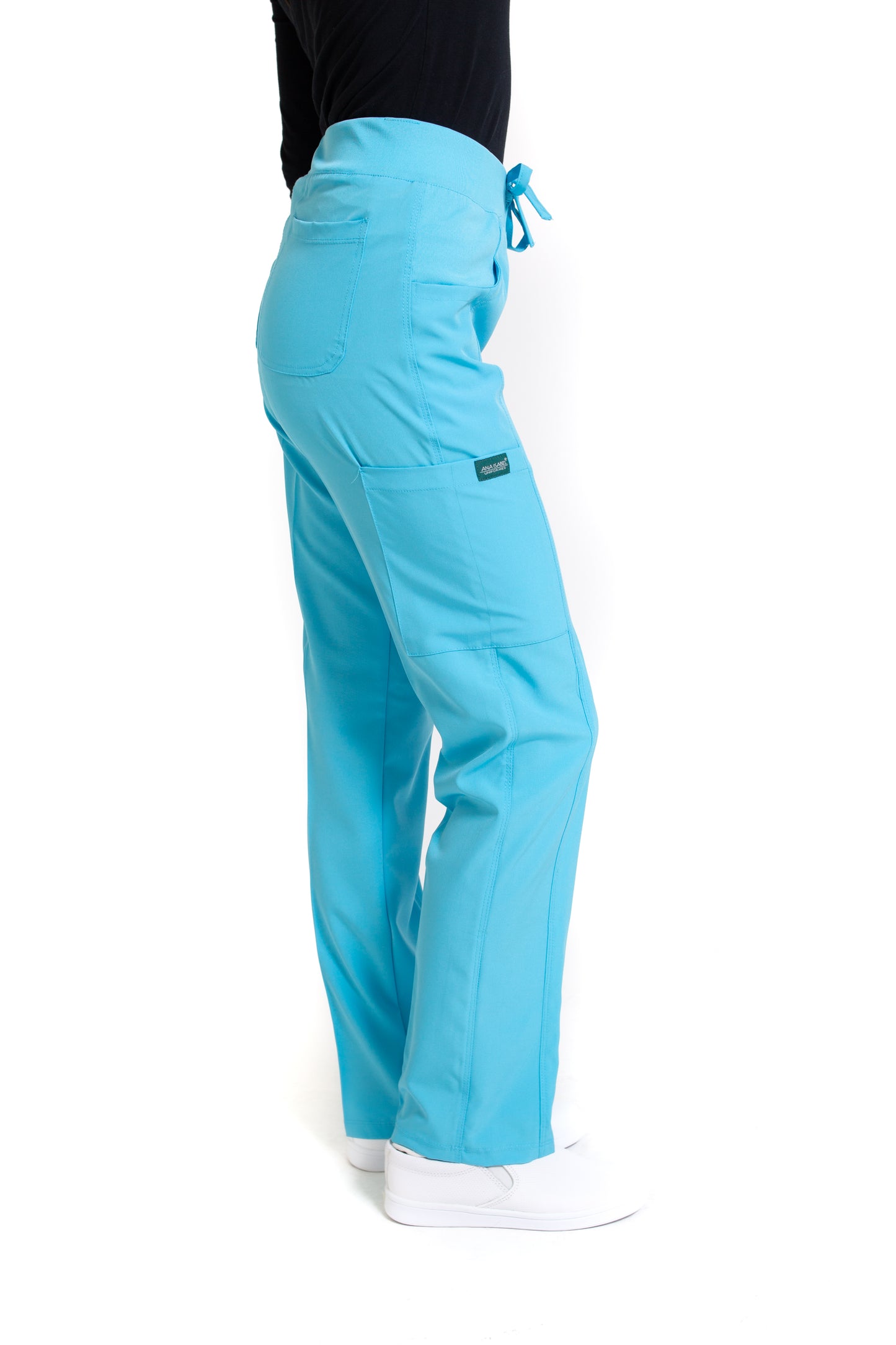 Conjunto SET Filipina y Pantalón EV-03 Nani REPELENTE A FLUIDOS-Color Aqua Dama-Ana Isabel Uniformes