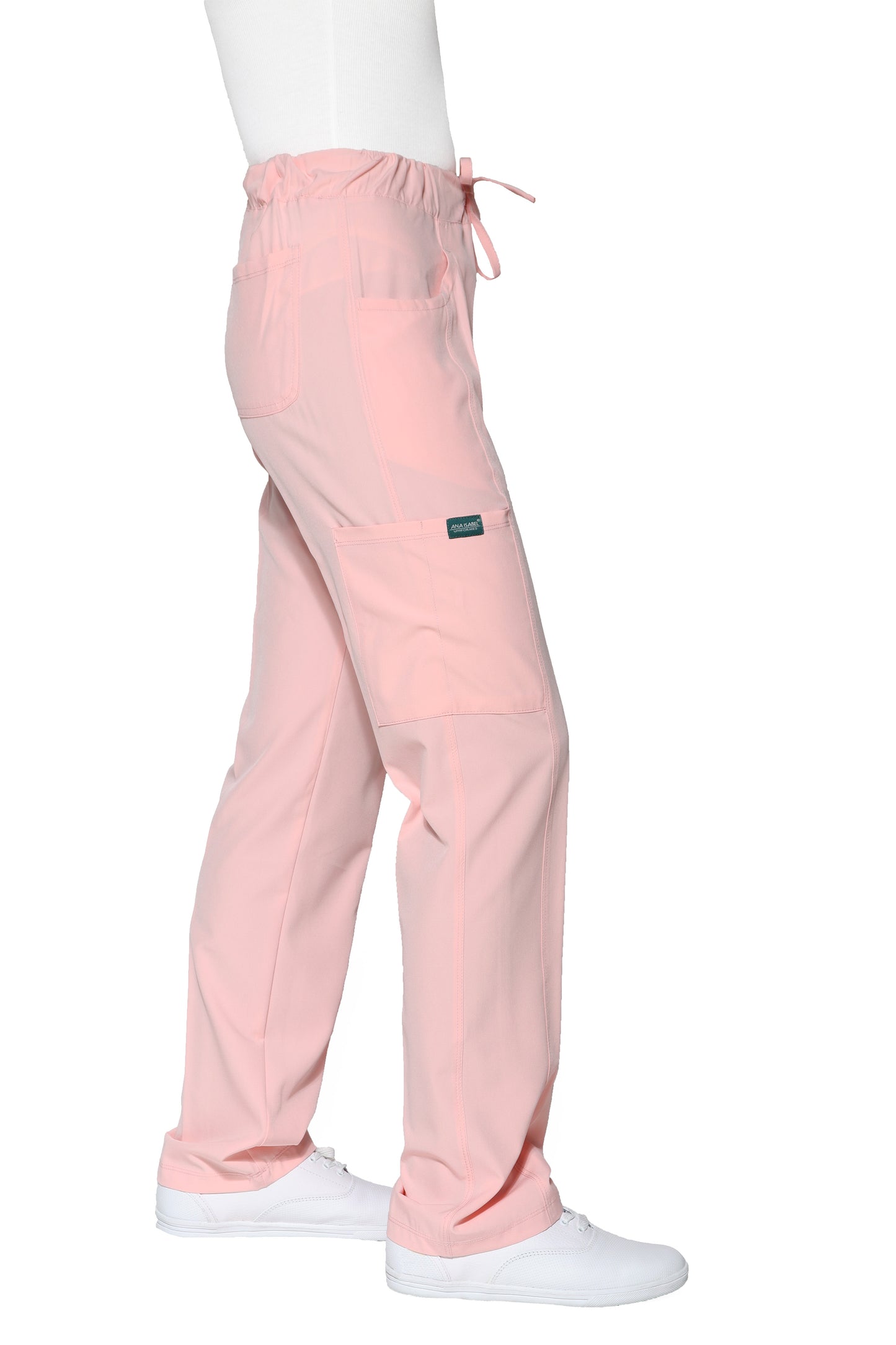 Conjunto SET Filipina y Pantalón EV-04 Tatita REPELENTE A FLUIDOS-Color ROSA PASTEL Dama-Ana Isabel Uniformes
