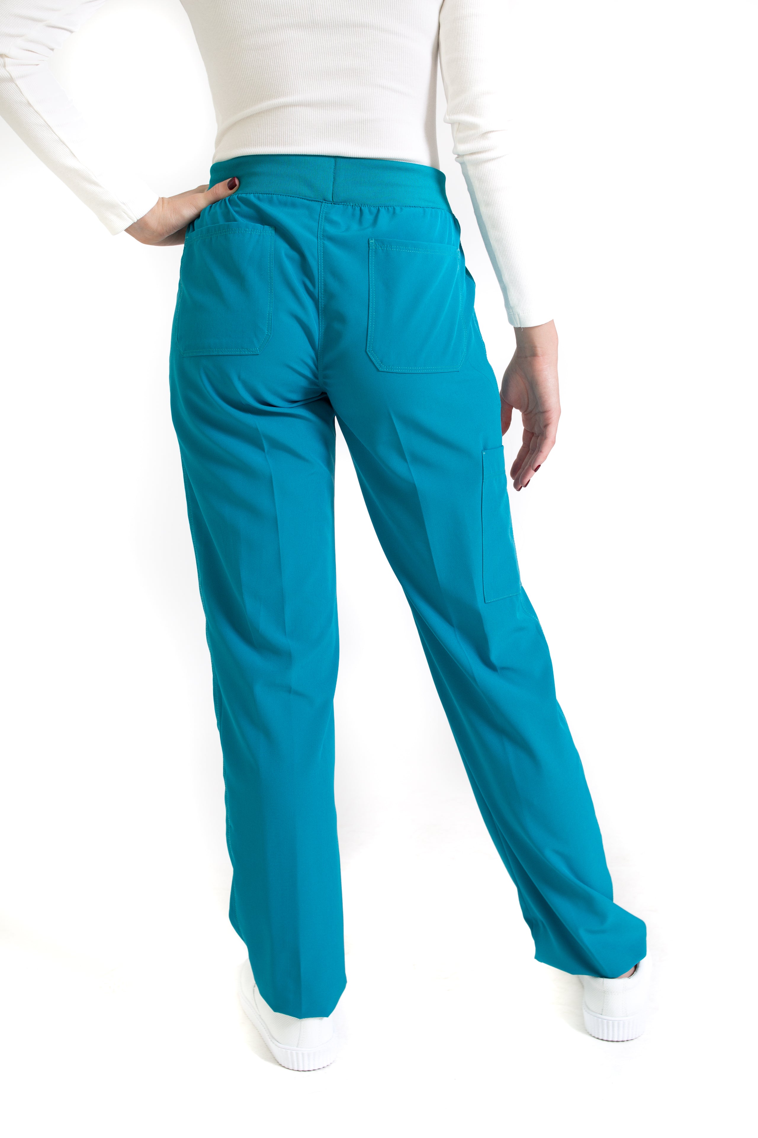 Conjunto SET Filipina y Pantalón EV-02 Muñin REPELENTE A FLUIDOS-Color VERDE Dama-Ana Isabel Uniformes