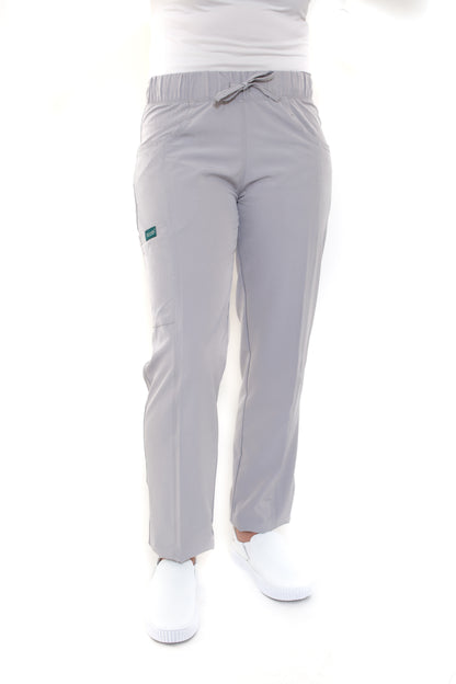 Conjunto SET Filipina y Pantalón EV-02 Muñin REPELENTE A FLUIDOS-Color GRIS Dama-Ana Isabel Uniformes