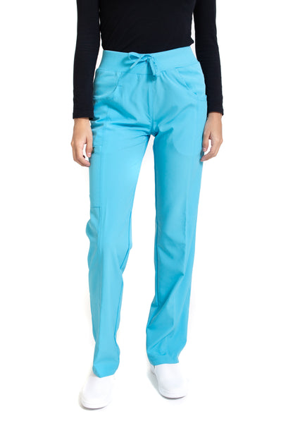 Conjunto SET Filipina y Pantalón EV-03 Nani REPELENTE A FLUIDOS-Color Aqua Dama-Ana Isabel Uniformes