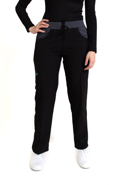 PANTALONES COLOR NEGRO DAMA EV-120-128-125 REPELENTES
