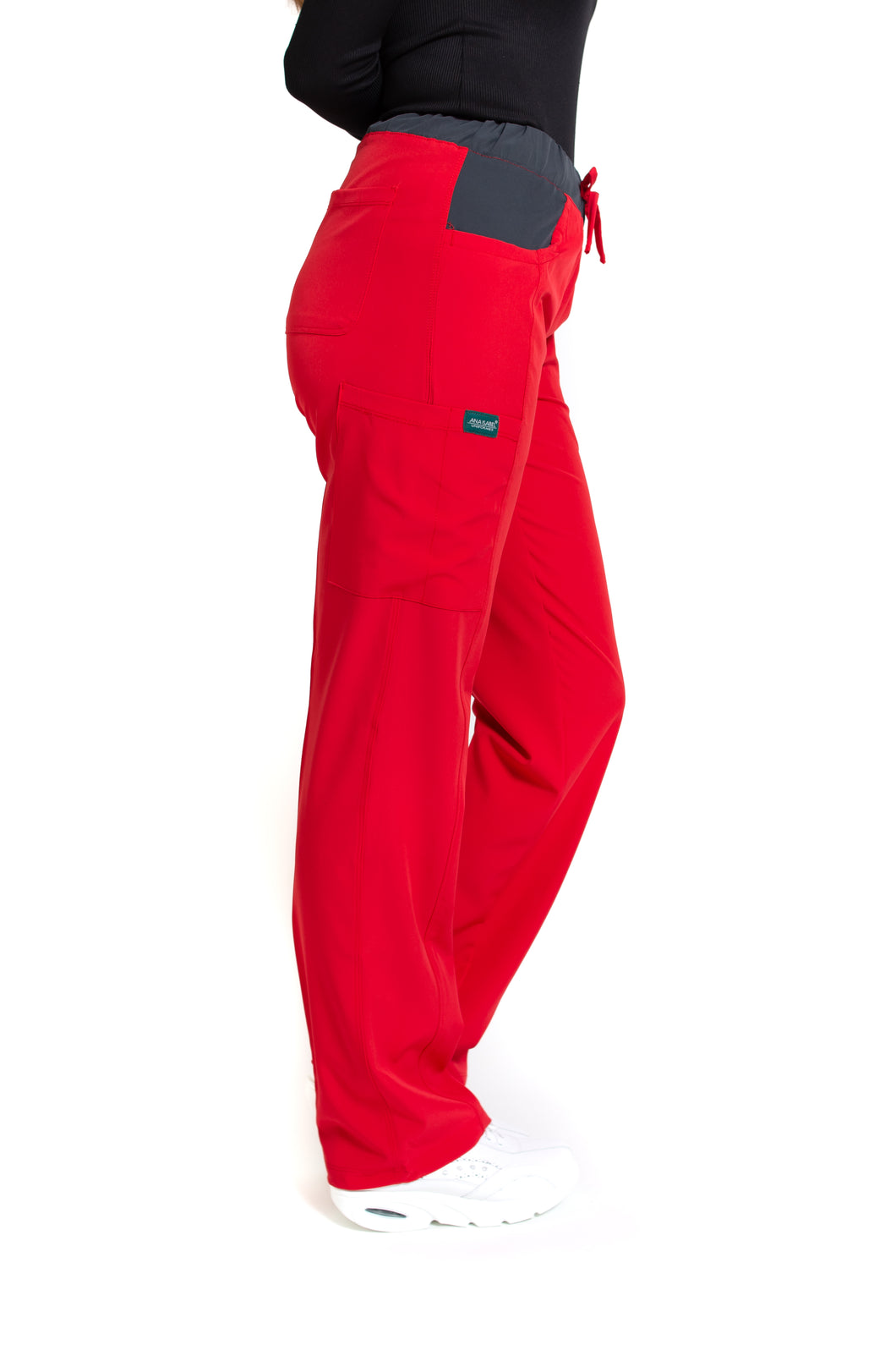 Pantalón Pant EV-120 REPELENTE A FLUIDOS-Color ROJO/PEWTER Dama-Ana Isabel Uniformes