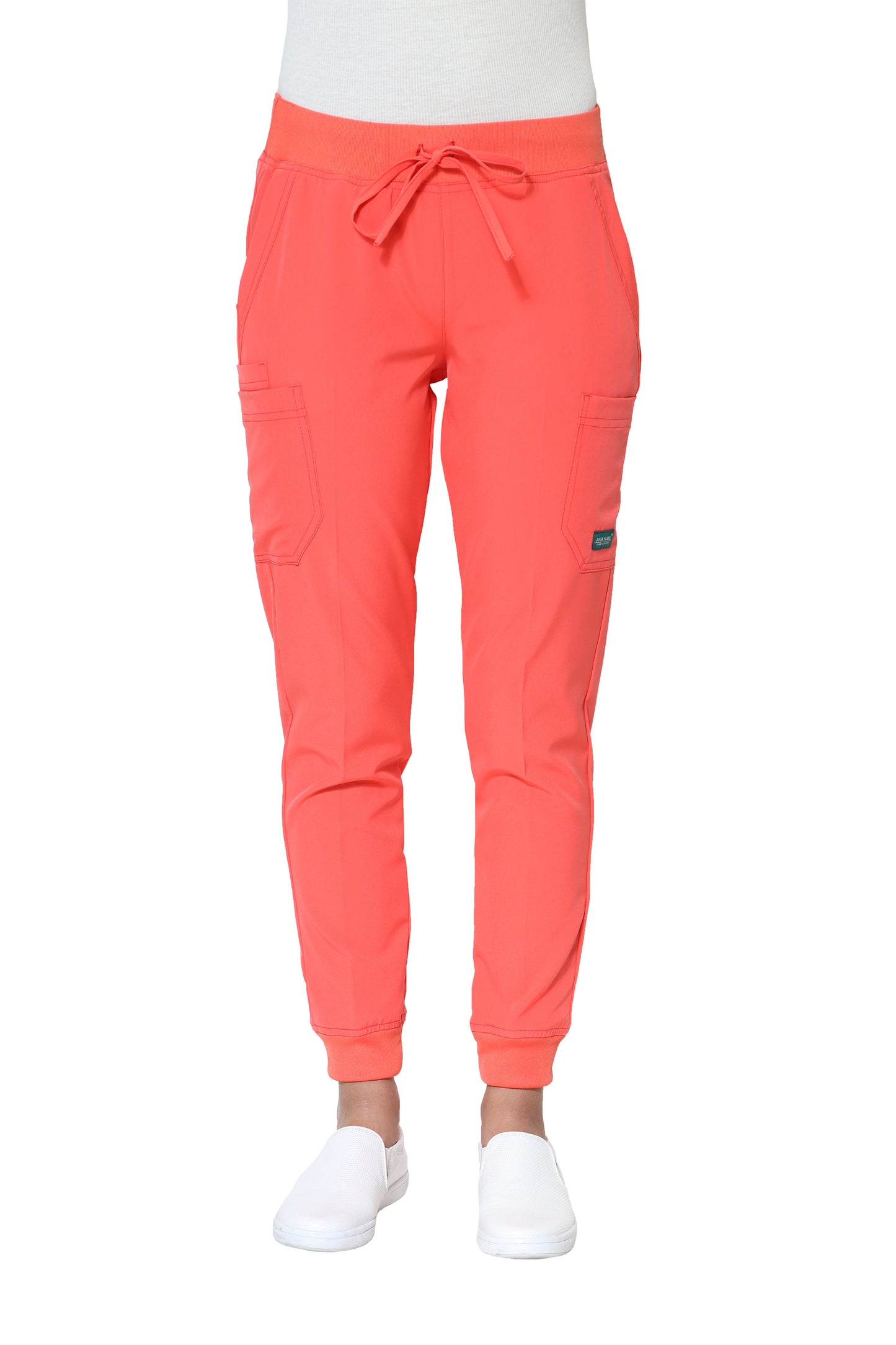 Conjunto SET Filipina y Pantalón JOGGER EV-02 Muñin REPELENTE A FLUIDOS-Color DURAZNO Dama-Ana Isabel Uniformes