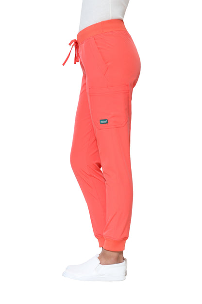 Conjunto SET Filipina y Pantalón JOGGER EV-02 Muñin REPELENTE A FLUIDOS-Color DURAZNO Dama-Ana Isabel Uniformes