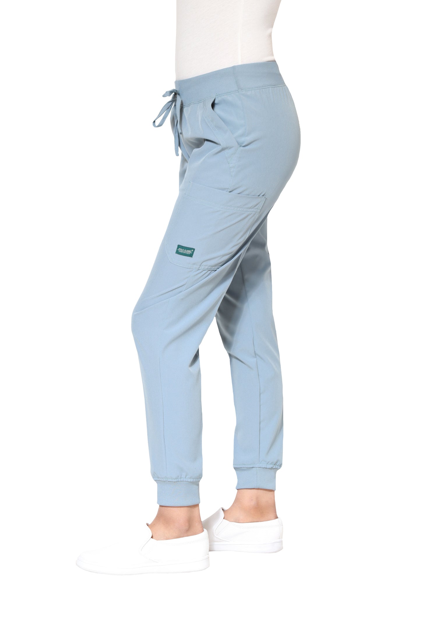 Conjunto SET Filipina y Pantalón JOGGER EV-04 Tatita REPELENTE A FLUIDOS-Color MISTY Dama-Ana Isabel Uniformes