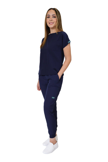 CONJUNTOS COLOR MARINO CON PANT JOGGER DAMA EV-01-02-03-04-16-18-20-30
