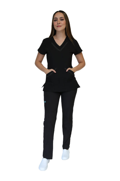 CONJUNTOS COLOR NEGRO DAMA EV-01-02-03-04-16-18-20-23-30