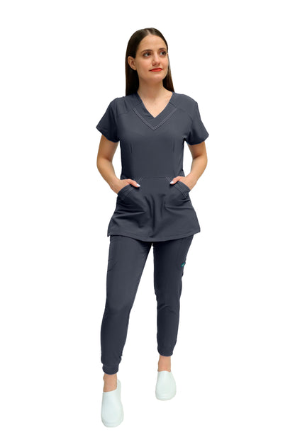 CONJUNTO EV-23 VANIA CON PANTALÓN JOGGER DAMA más COLORES