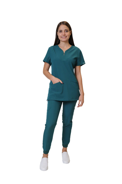 CONJUNTO EV-30 PAOLA CON CIERRE CON PANTALÓN JOGGER DAMA