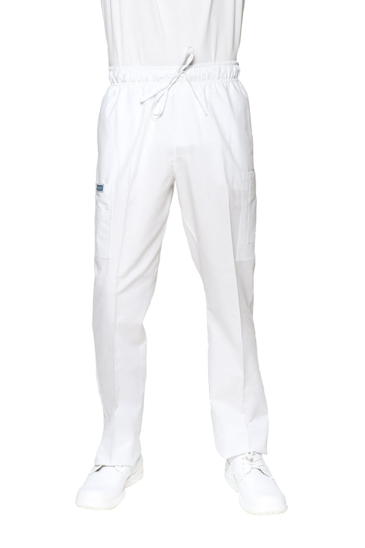 Pantalón Pant HA-25P-TELA SPORT-Color BLANCO-HOMBRE-HASSAN Uniformes