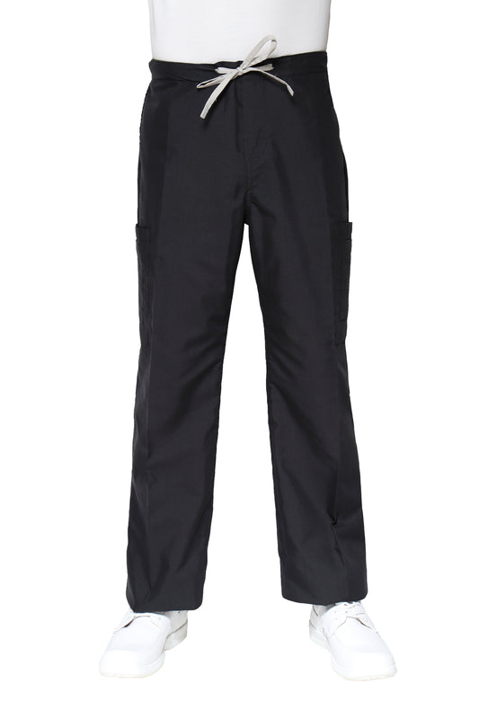 Conjunto SET Filipina y Pantalón HA-25 -Color NEGRO/PLATA- HOMBRE-HASSAN Uniformes