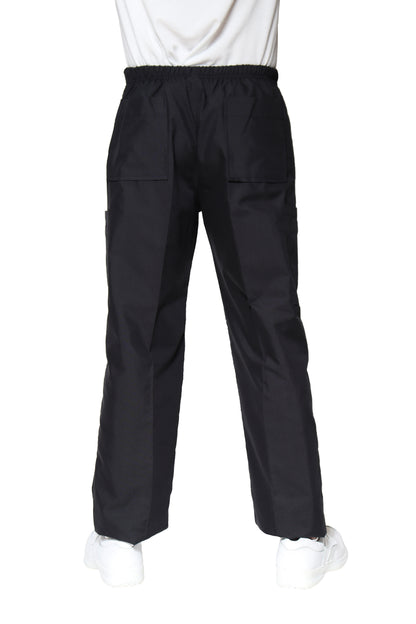 Conjunto SET Filipina y Pantalón HA-25 -Color NEGRO/PLATA- HOMBRE-HASSAN Uniformes