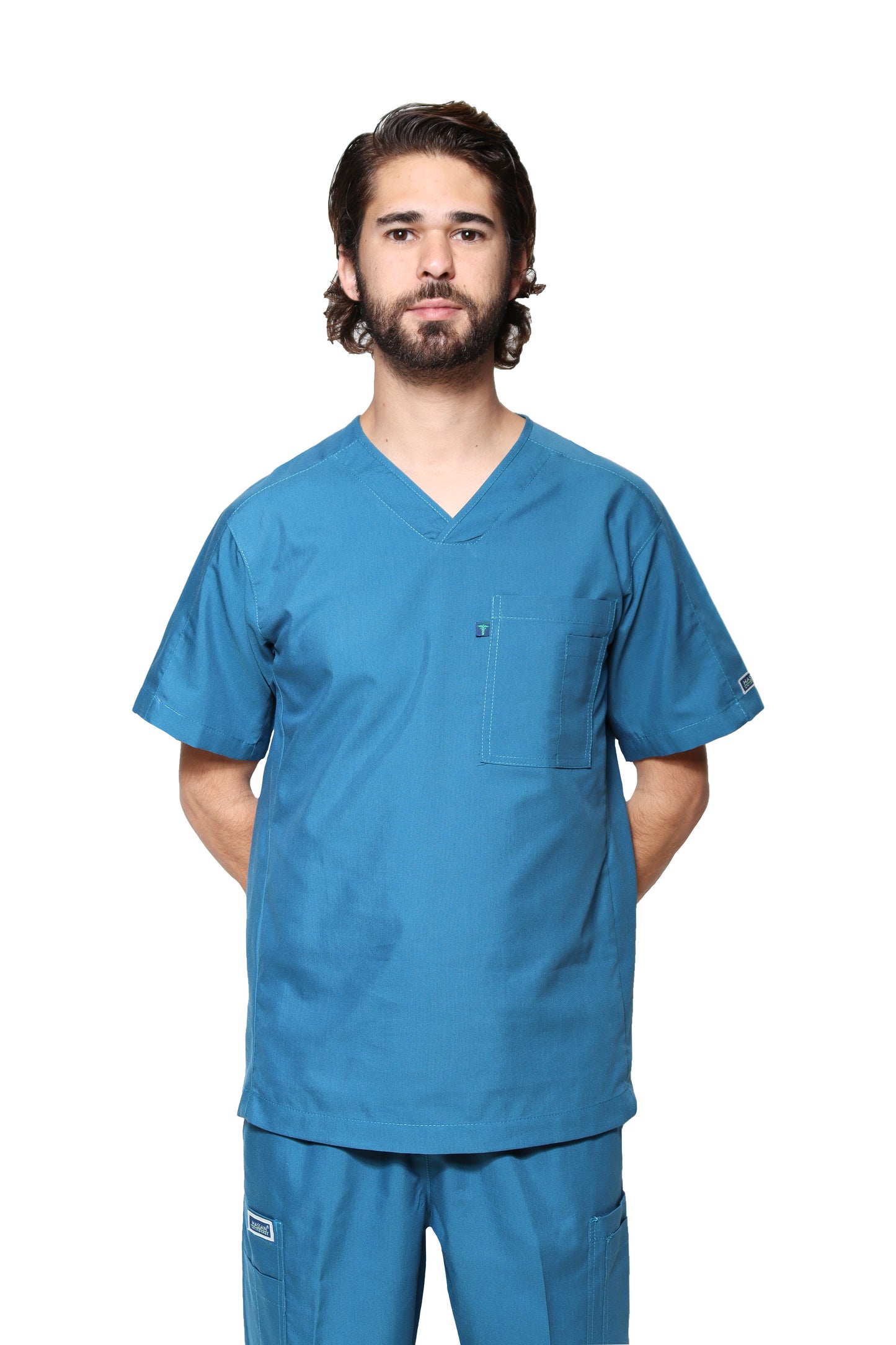 Filipina HA-25T-TELA SPORT-Color CARIBE-HOMBRE-HASSAN Uniformes