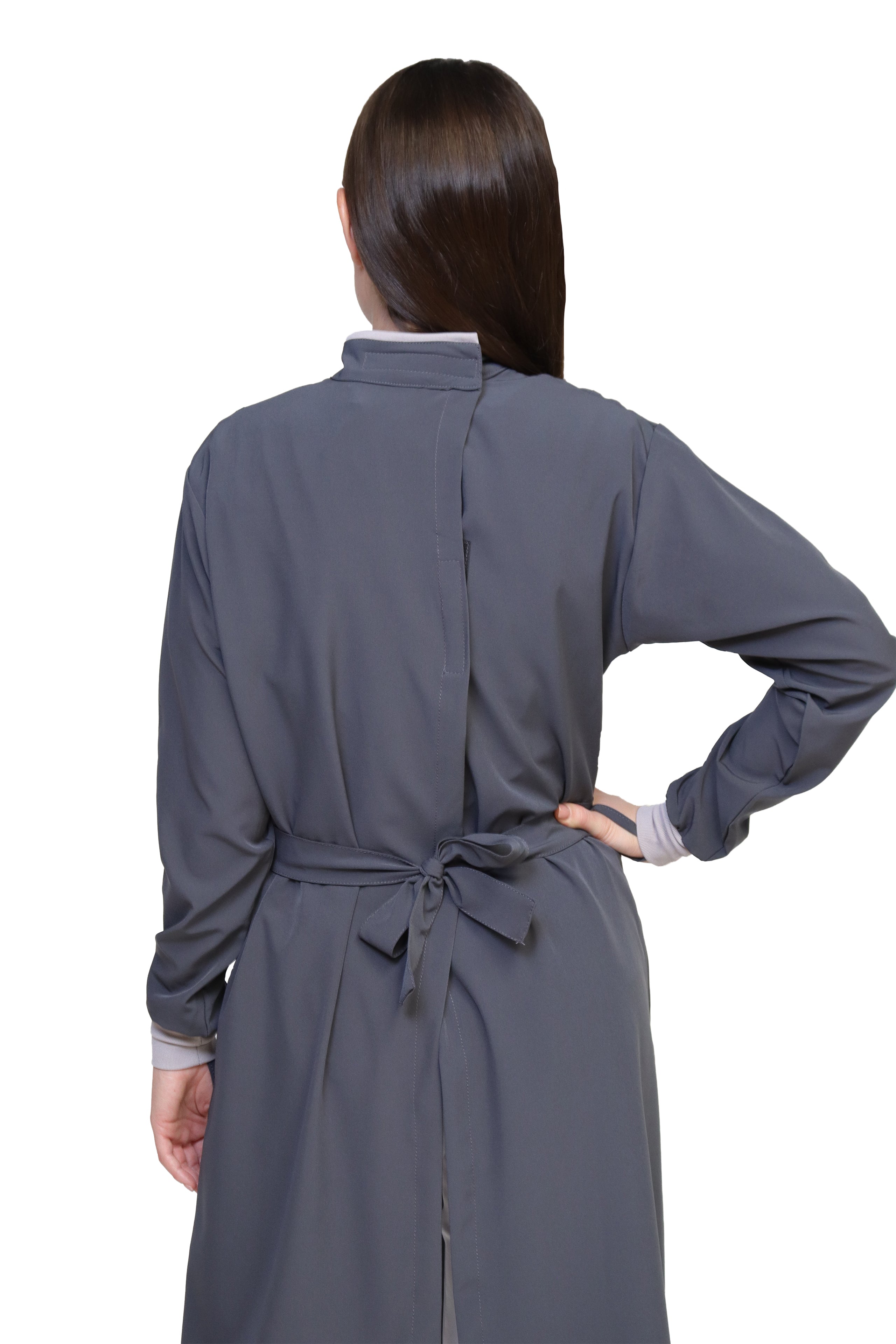 Bata Médica Quirúrgica COAT LINE de DAMA - DOBLE STRETCH con REPELENTE A FLUIDOS para Dama - EV-26-COATLINE DAMA