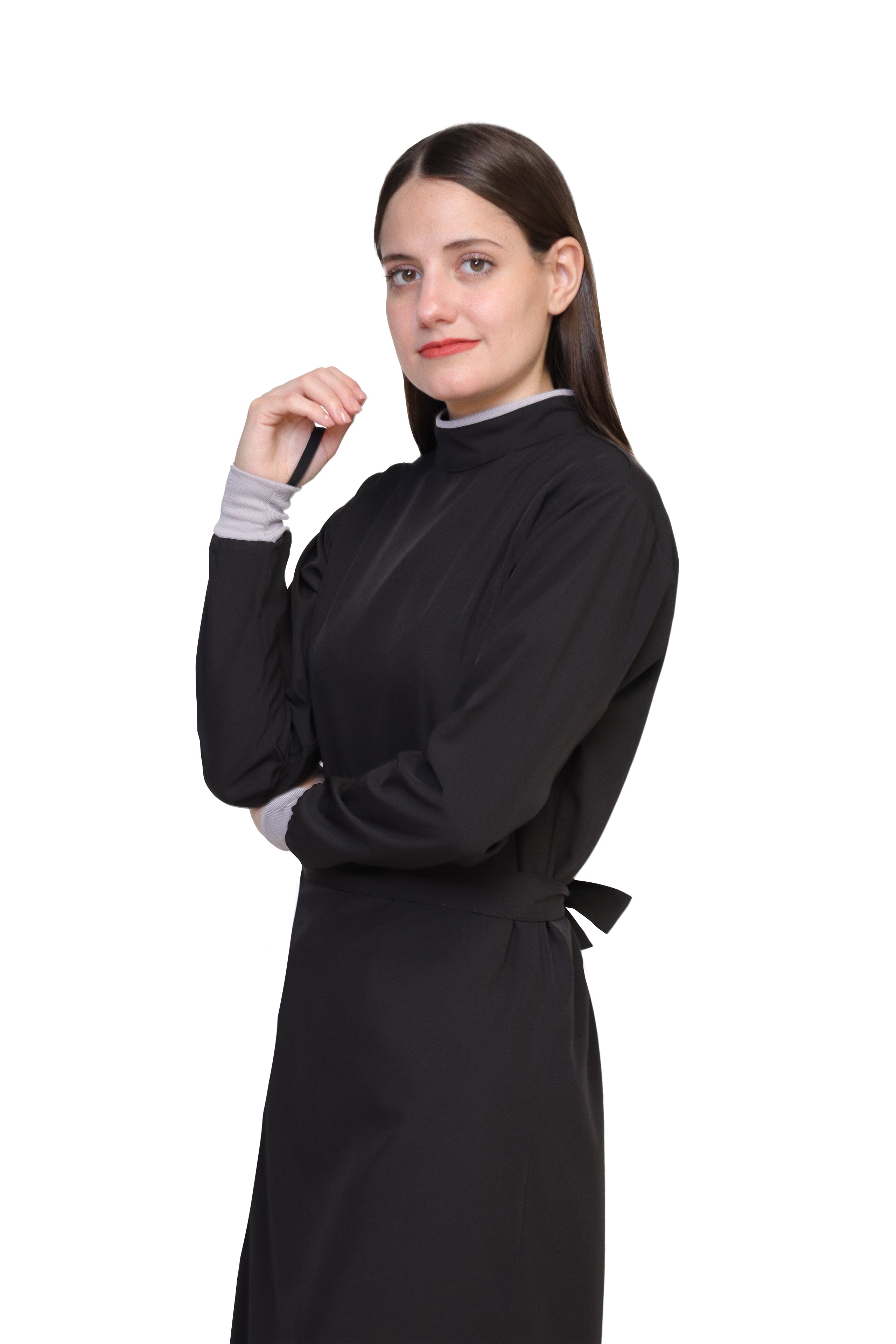 Bata Médica Quirúrgica COAT LINE de DAMA - DOBLE STRETCH con REPELENTE A FLUIDOS para Dama - EV-26-COATLINE DAMA