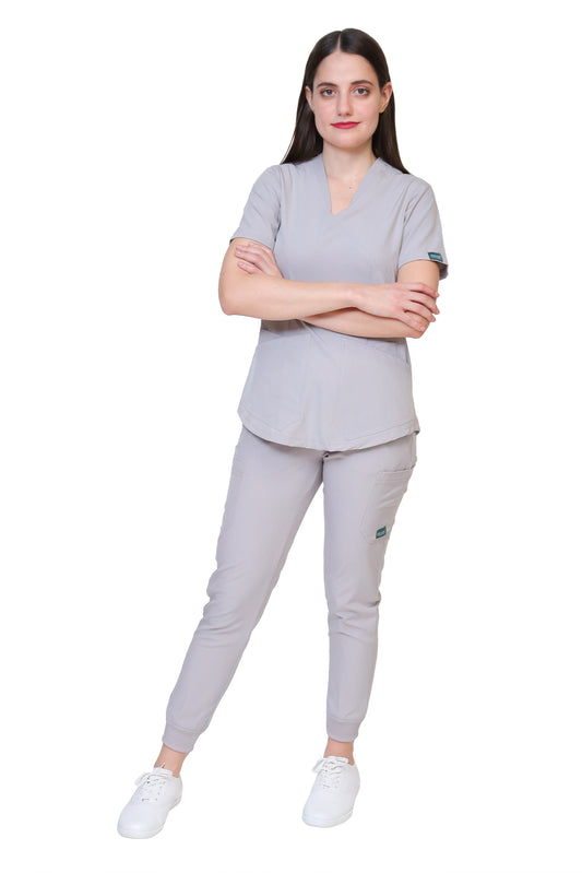 CONJUNTOS COLOR GRIS CON PANT JOGGER DAMA EV-02-18