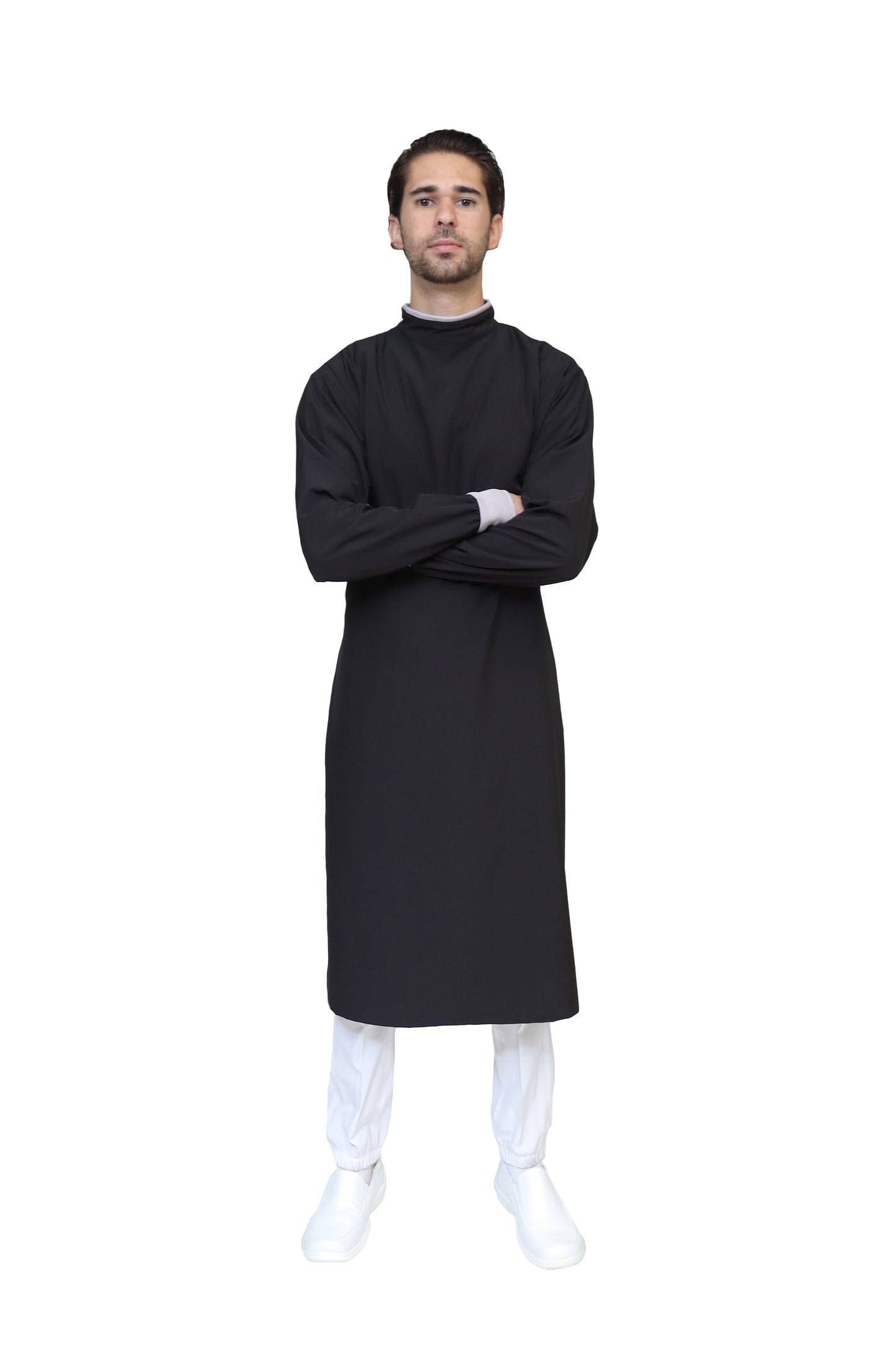 Bata Médica Quirúrgica COAT LINE de HOMBRE - DOBLE STRETCH con REPELENTE A FLUIDOS para HOMBRE - EA-08-COATLINE HOMBRE