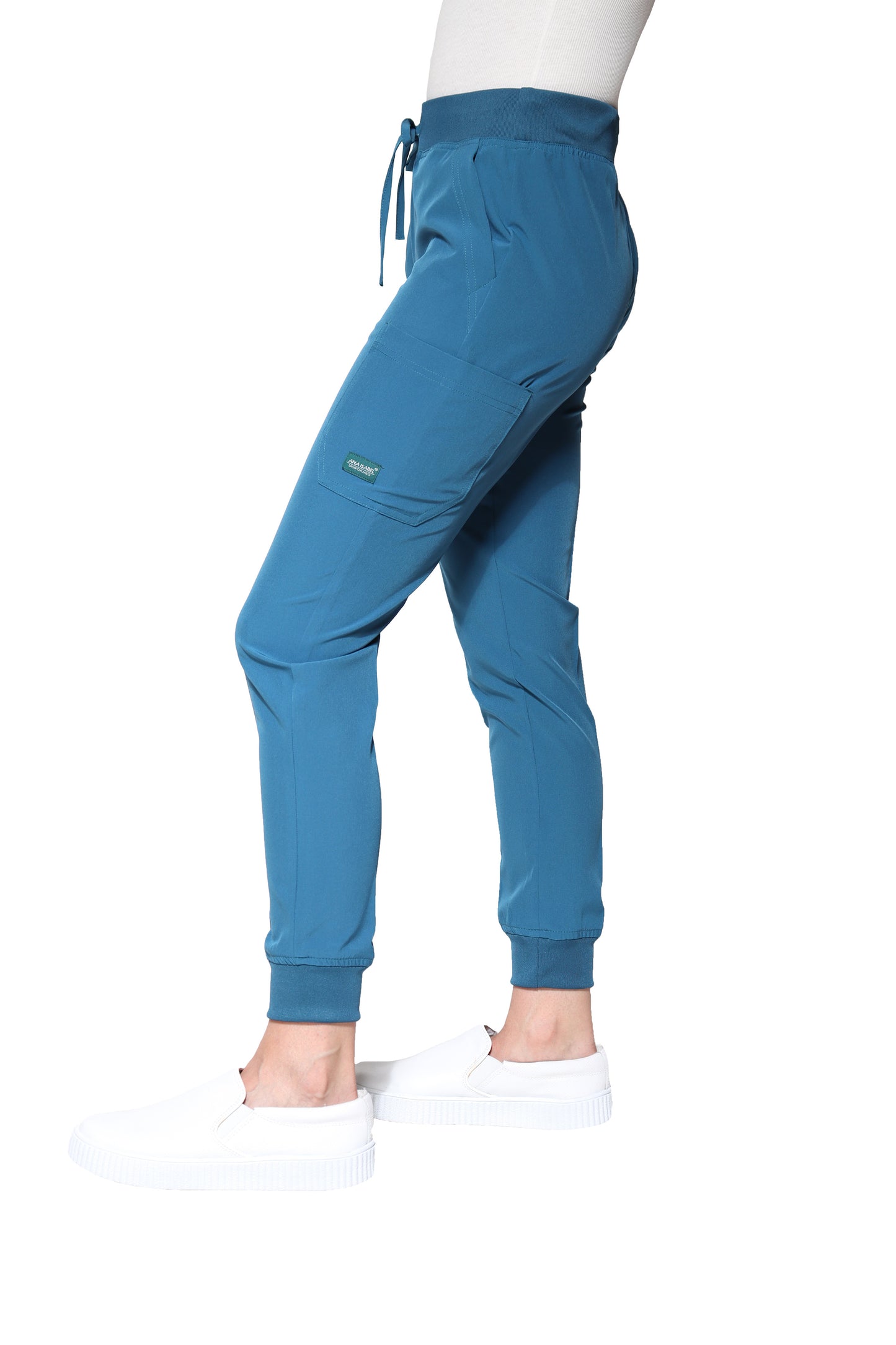 Conjunto SET Filipina y Pantalón JOGGER EV-03 Nani REPELENTE A FLUIDOS-Color CARIBE Dama-Ana Isabel Uniformes