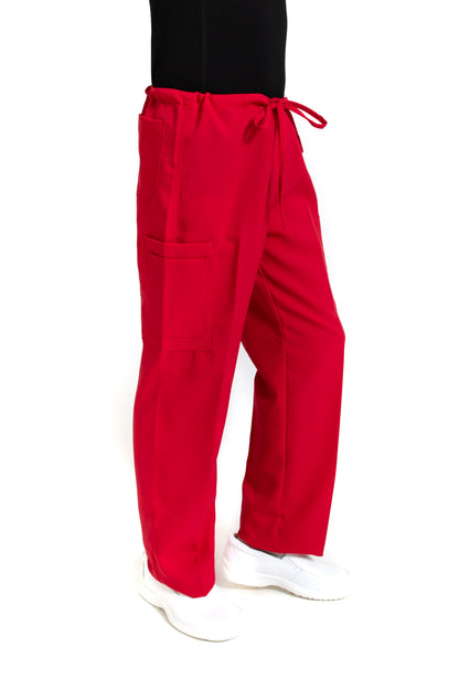 Conjunto SET Filipina y Pantalón JP-13 UNISEX-Color ROJO-JUANPA