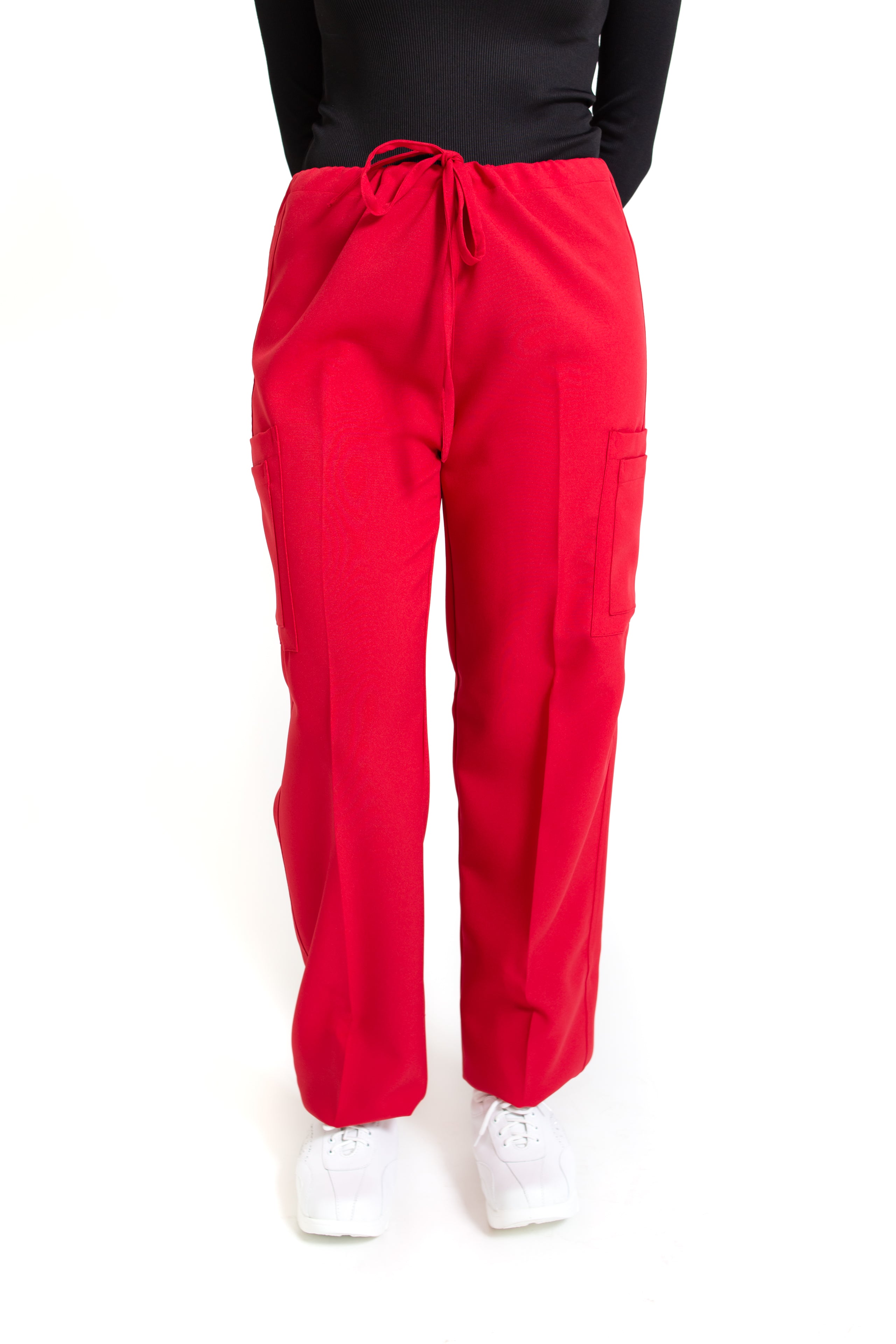 Conjunto SET Filipina y Pantalón JP-13 UNISEX-Color ROJO-JUANPA
