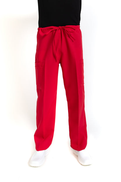 Conjunto SET Filipina y Pantalón JP-13 UNISEX-Color ROJO-JUANPA