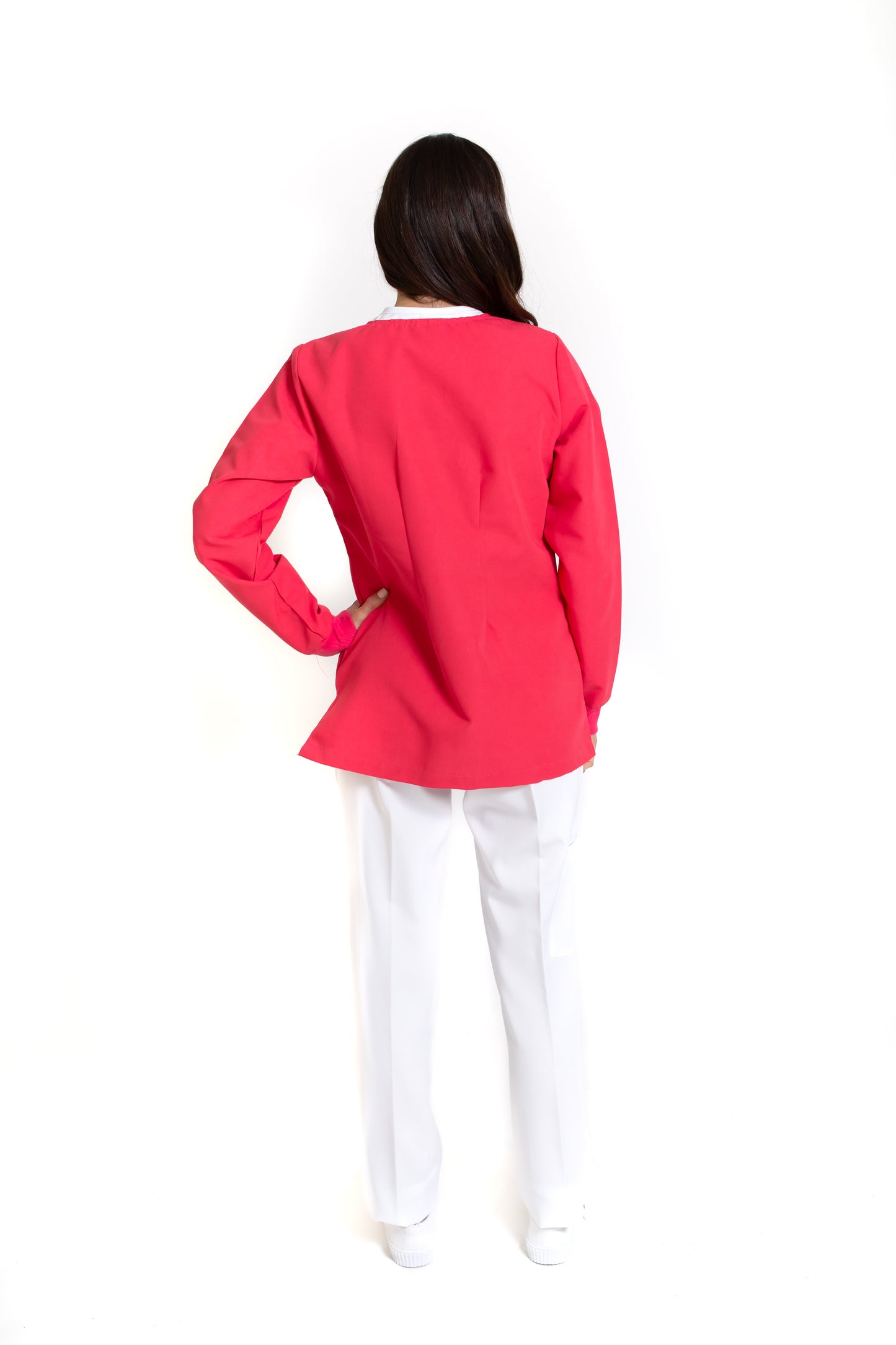 WARM UP Chamarra Médica - Salida de Hospital - para Dama - Color FIUSHA- KA-38 KAREN MEDICAL FASHION
