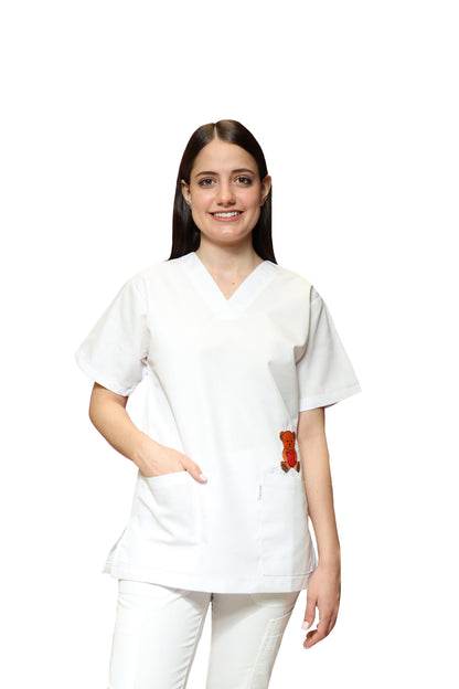 Filipinas Tops KA-64-63-58-57-56-55-45 - Blanco - KAREN MEDICAL FASHION