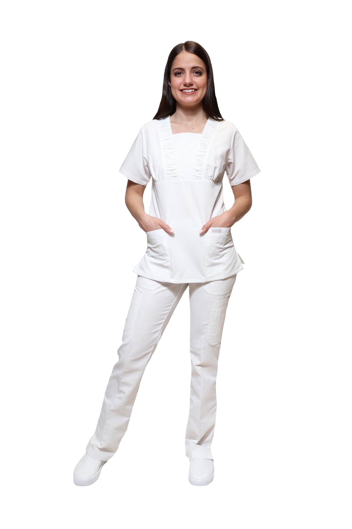 Conjuntos Sets KA-64-63-58-57-56-55-45 - Blanco- KAREN MEDICAL FASHION