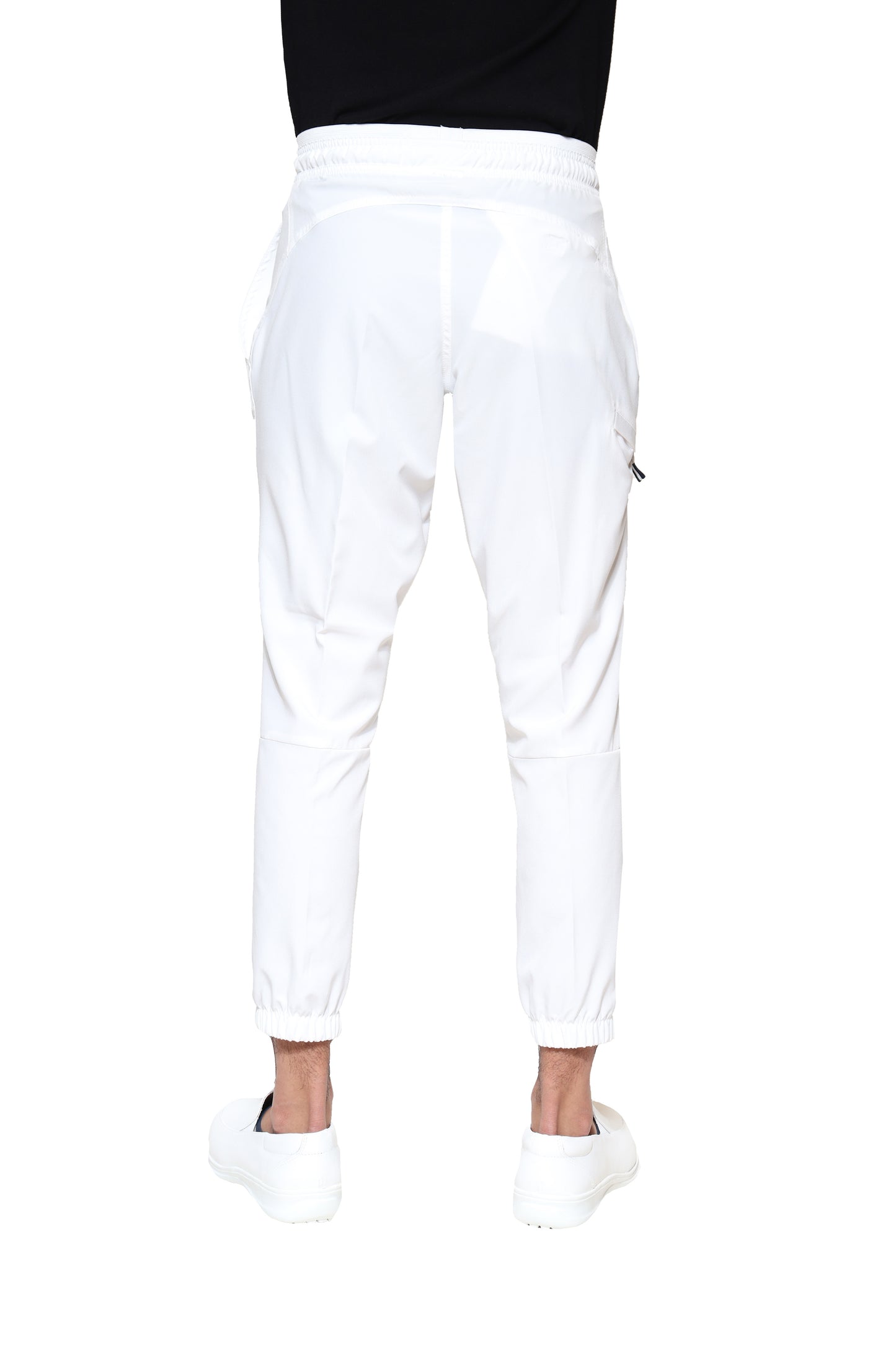 Conjunto SET Filipina MANGA LARGA y Pantalón JOGGER EA-03 REPELENTE A FLUIDOS-Color BLANCO HOMBRE-HASSAN Uniformes