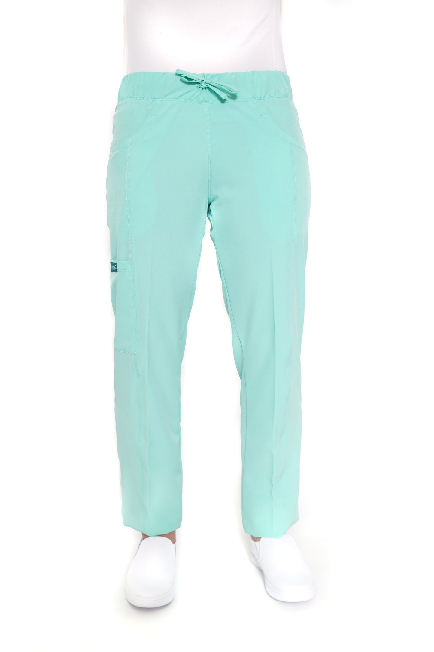 Conjunto SET Filipina y Pantalón EV-04 Tatita REPELENTE A FLUIDOS-Color PISTACHE/MARINO con PANT PISTACHE Dama-Ana Isabel Uniformes