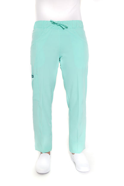 Conjunto SET Filipina y Pantalón EV-02 Muñin REPELENTE A FLUIDOS-Color PISTACHE/MARINO con PANT PISTACHE Dama-Ana Isabel Uniformes