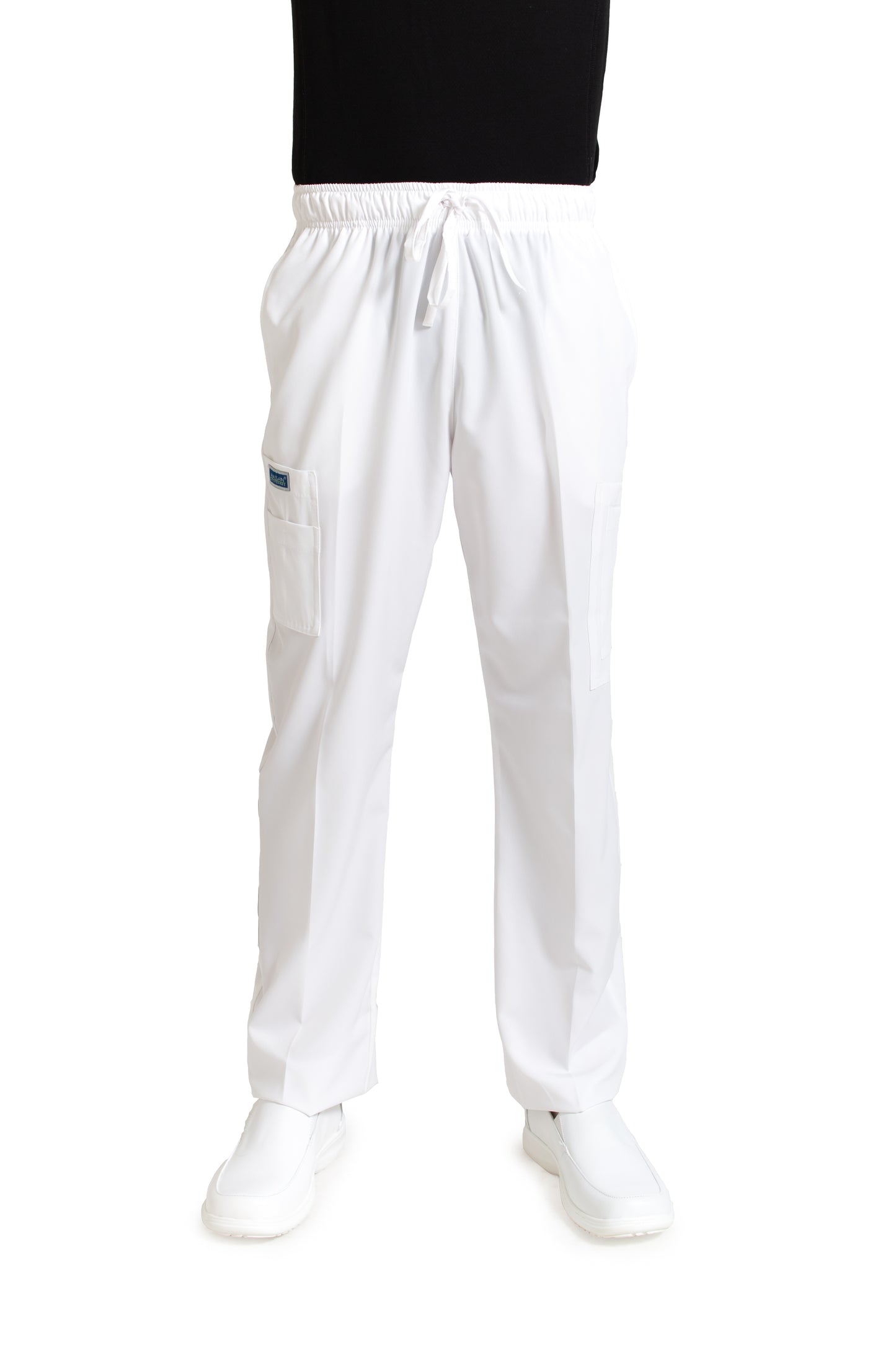 Conjunto SET Filipina MANGA LARGA y Pantalón EA-03 REPELENTE A FLUIDOS-Color BLANCO HOMBRE-HASSAN Uniformes