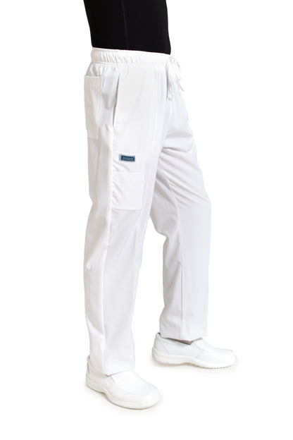 Conjunto SET Filipina MANGA LARGA y Pantalón EA-03 REPELENTE A FLUIDOS-Color BLANCO HOMBRE-HASSAN Uniformes