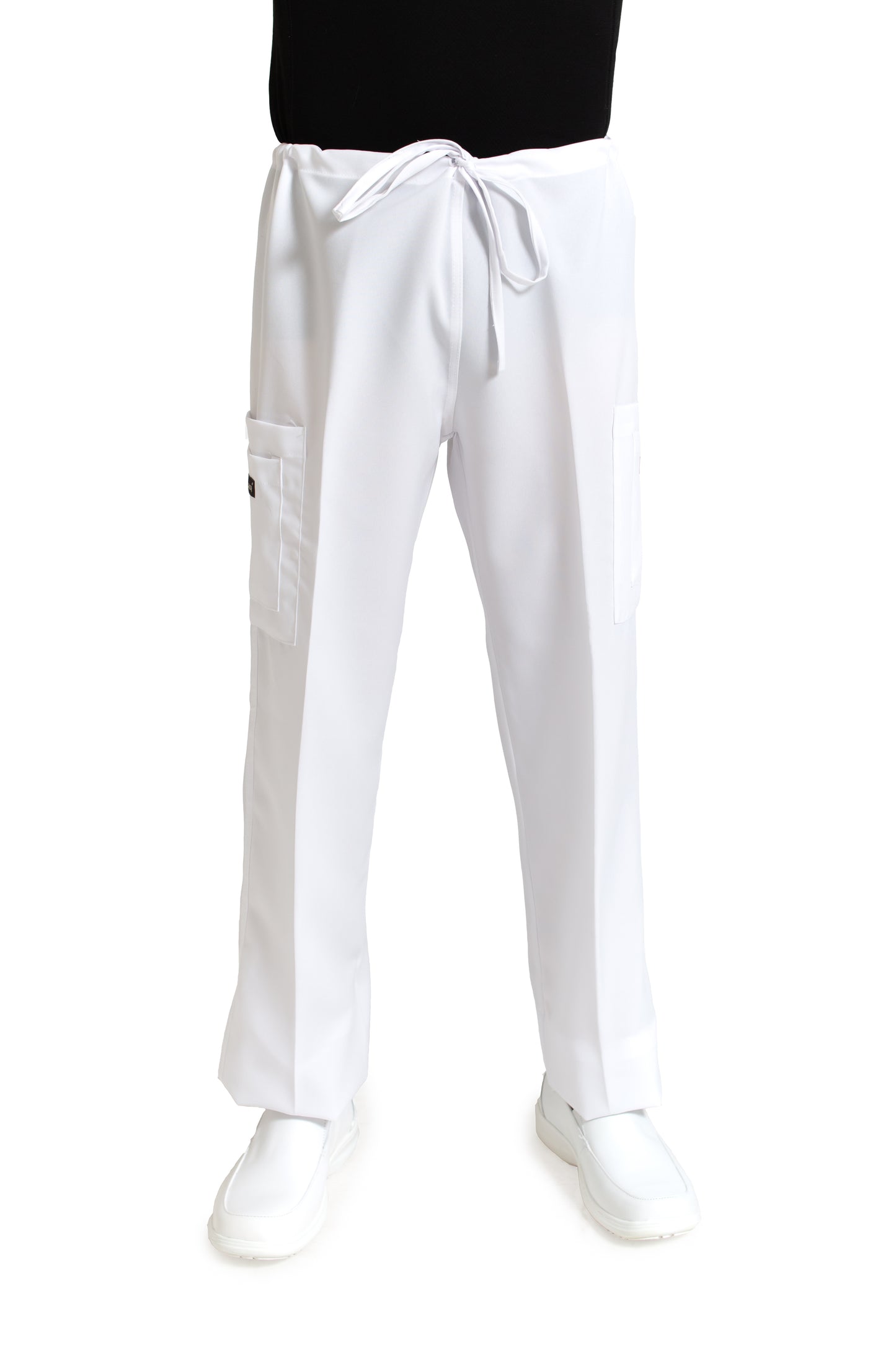 Conjunto SET Filipina MANGA LARGA y Pantalón JP-14 UNISEX-Color BLANCO-JUANPA