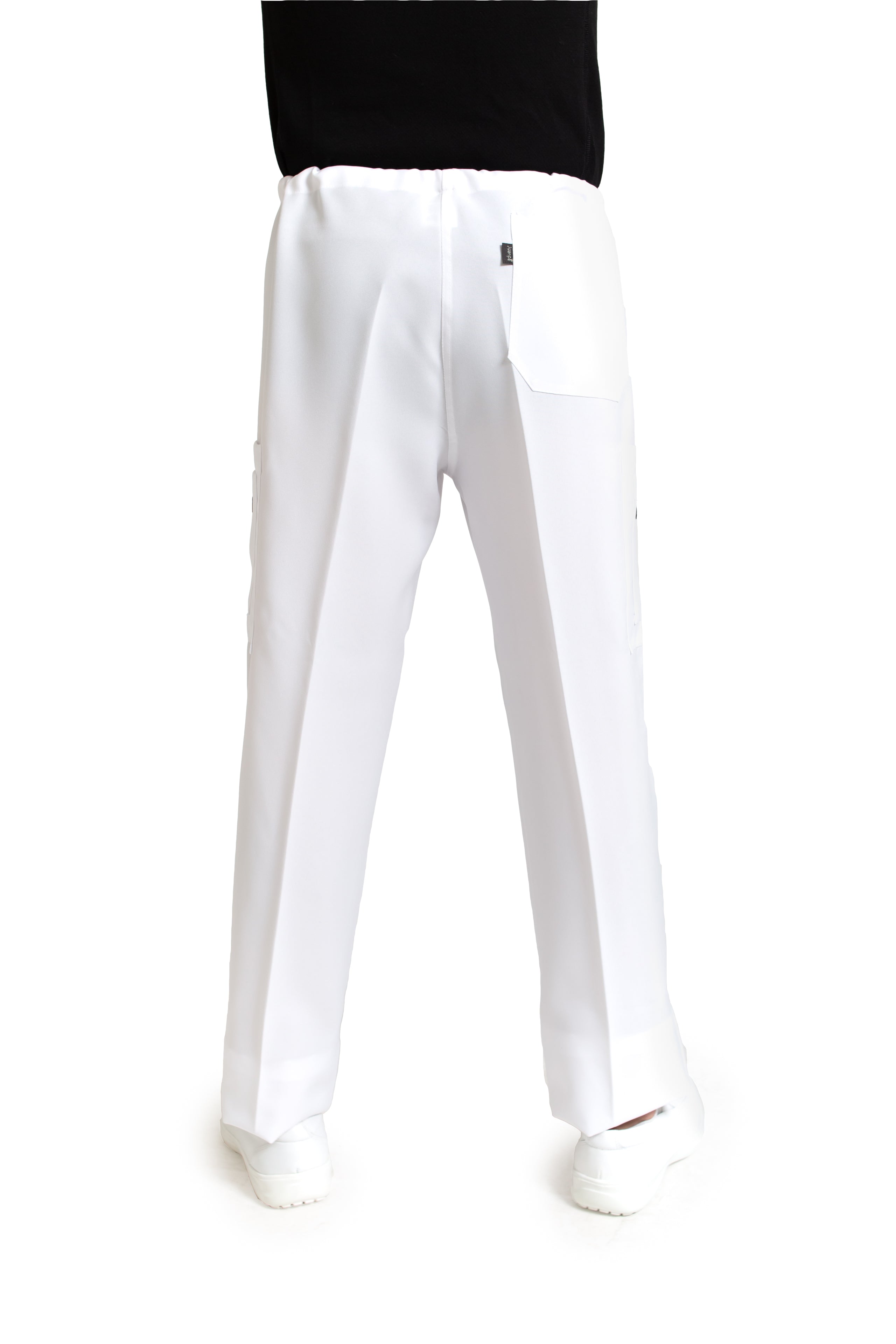 Conjunto SET Filipina y Pantalón JP-13 UNISEX-Color BLANCO-JUANPA