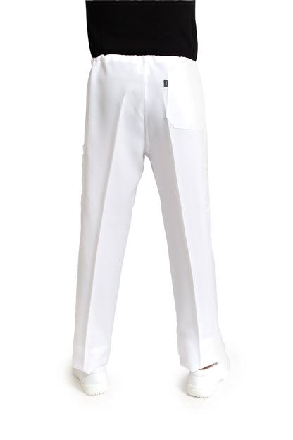 Conjunto SET Filipina y Pantalón JP-13 UNISEX-Color BLANCO-JUANPA