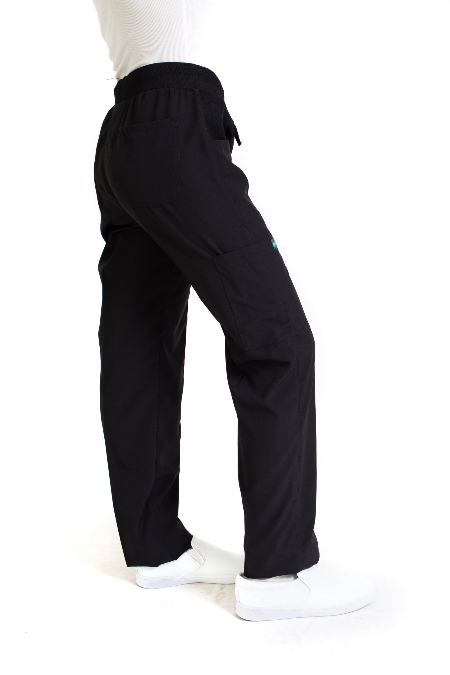 Conjunto SET Filipina y Pantalón EV-30 Paola con Cierre REPELENTE A FLUIDOS-Color Negro Dama-Ana Isabel Uniformes