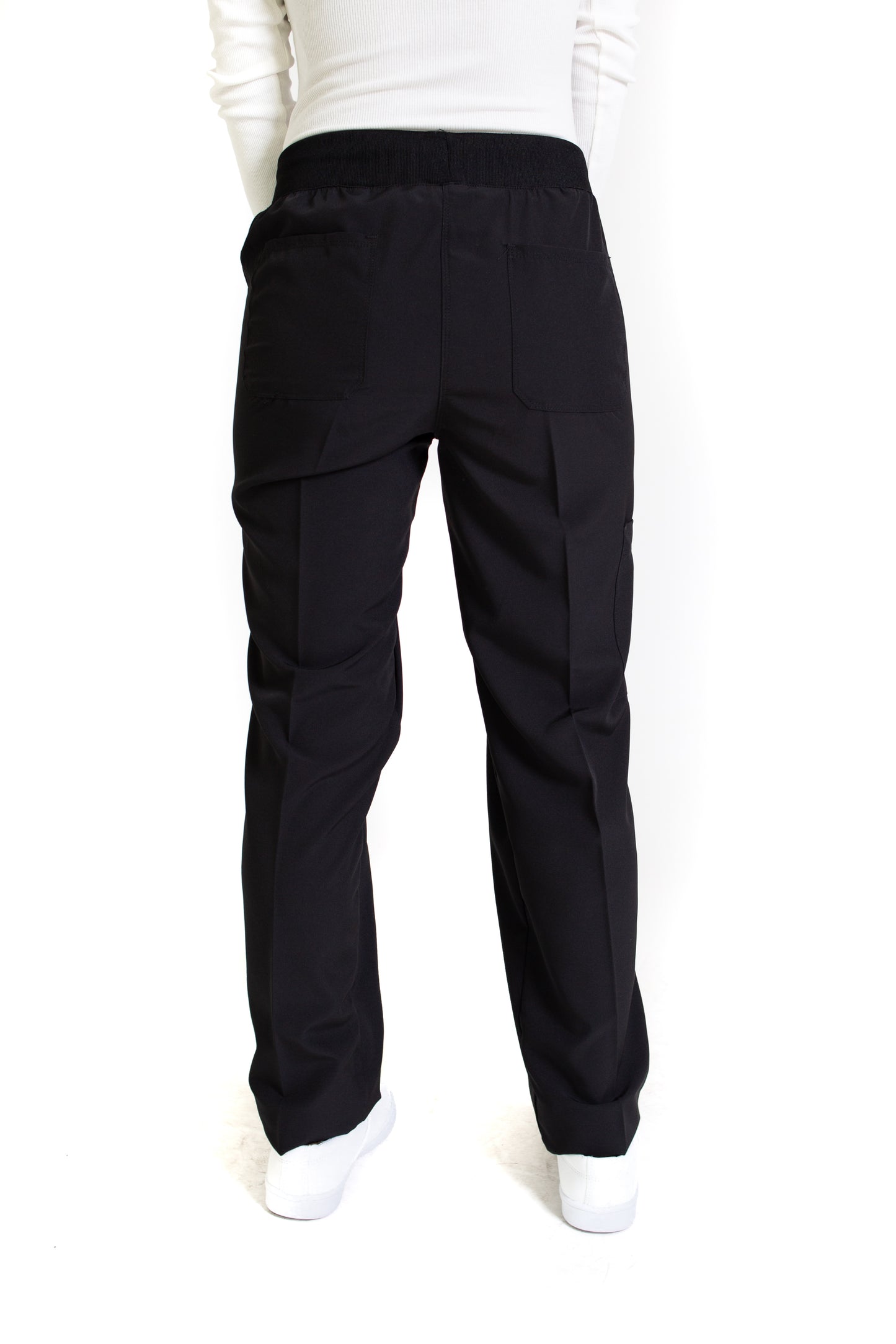 Conjunto SET Filipina y Pantalón EV-30 Paola con Cierre REPELENTE A FLUIDOS-Color Negro Dama-Ana Isabel Uniformes