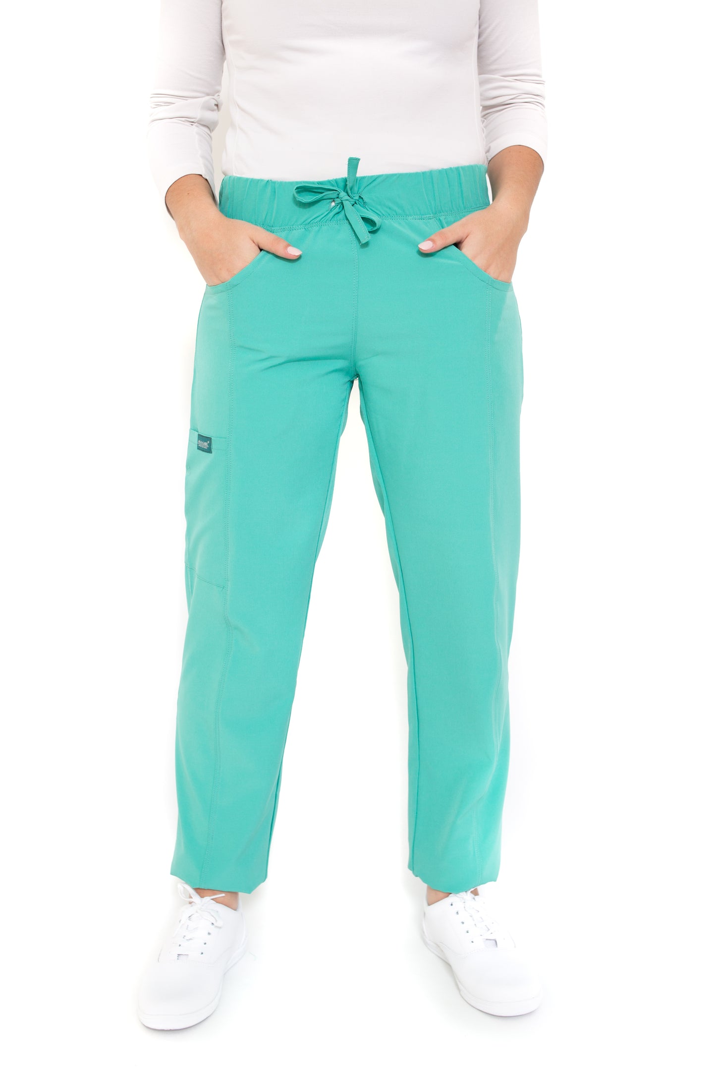 Conjunto SET Filipina y Pantalón EV-04 Tatita REPELENTE A FLUIDOS-Color JADE Dama-Ana Isabel Uniformes