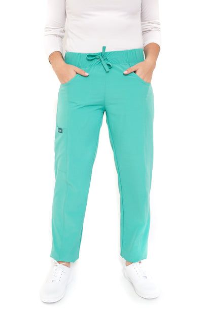 Conjunto SET Filipina y Pantalón EV-04 Tatita REPELENTE A FLUIDOS-Color JADE Dama-Ana Isabel Uniformes