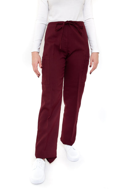 Conjunto SET Filipina MANGA LARGA y Pantalón JP-14 UNISEX-Color VINO-JUANPA