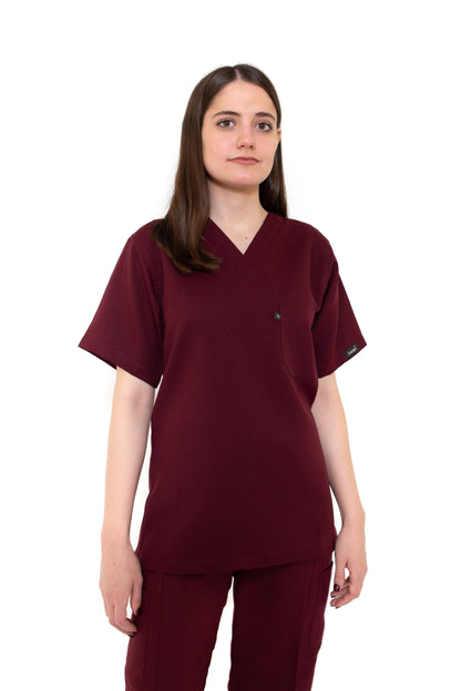Filipina Top JP-13 UNISEX-Color VINO-JUANPA