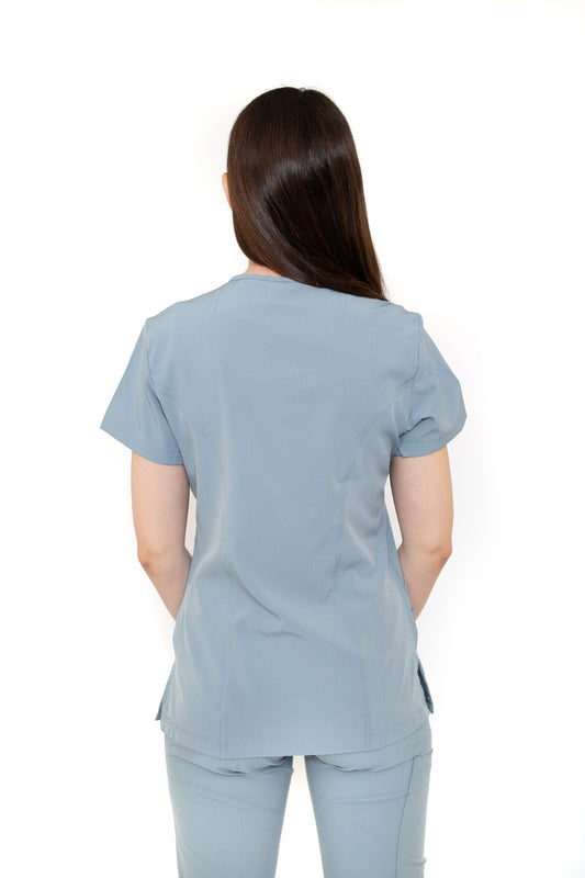 Filipina Top EV-04 Tatita REPELENTE A FLUIDOS-Color MISTY Dama-Ana Isabel Uniformes