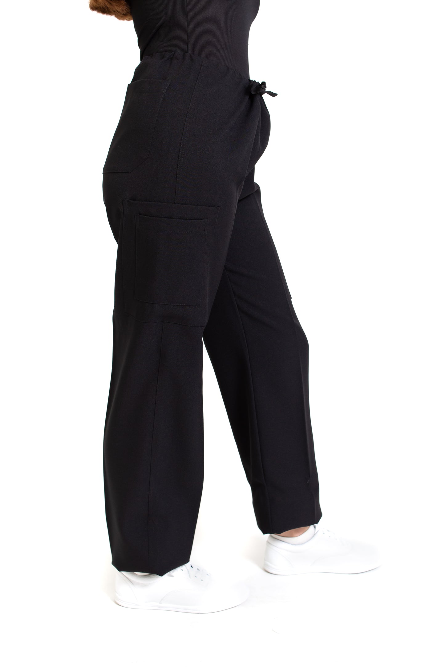 Conjunto SET Filipina y Pantalón JP-13 UNISEX-Color NEGRO-JUANPA