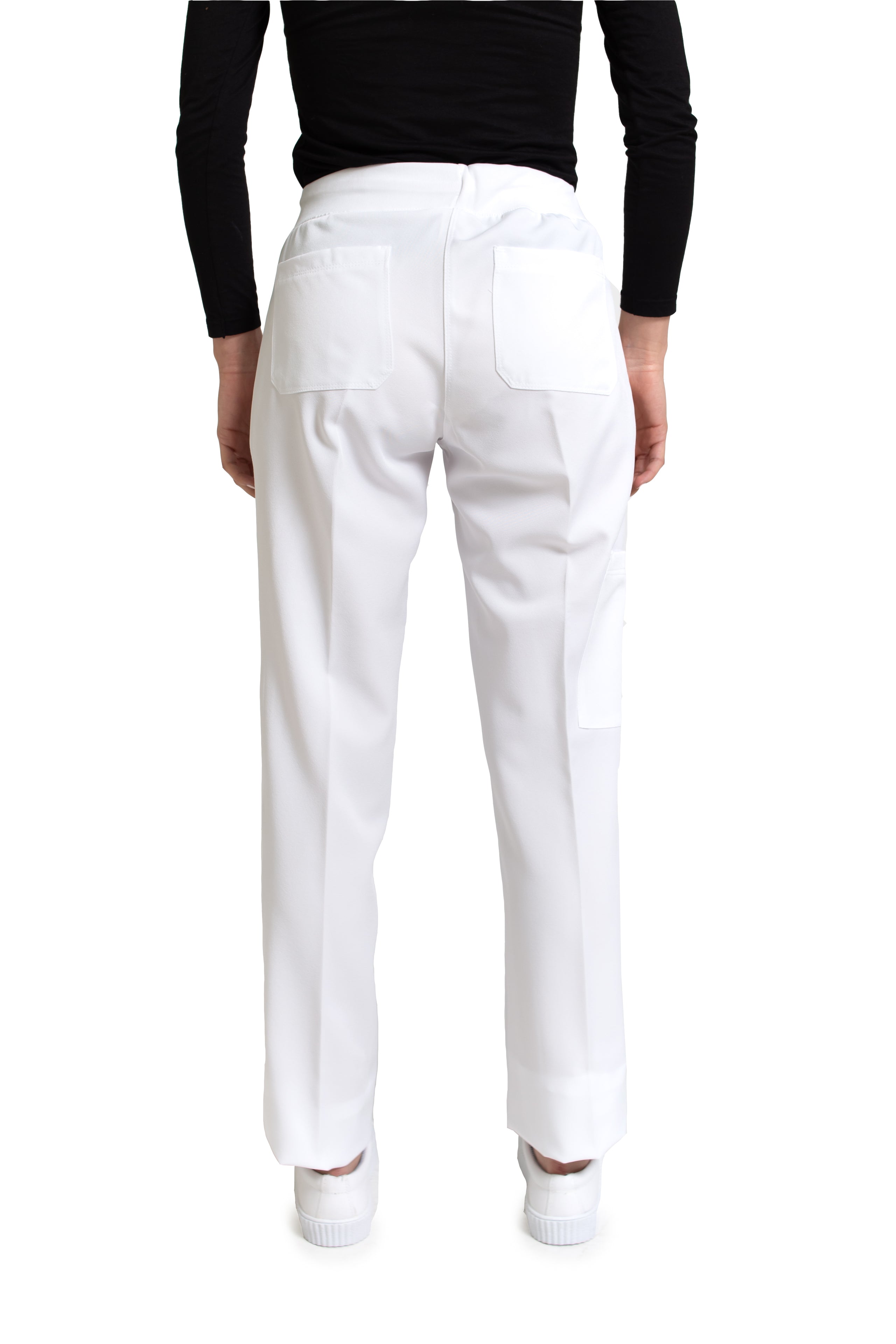 Conjunto SET Filipina y Pantalón EV-12 Kate REPELENTE A FLUIDOS-Color BLANCO Dama-Ana Isabel Uniformes