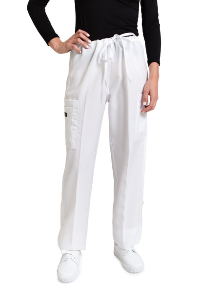 Conjunto SET Filipina y Pantalón JP-13 UNISEX-Color BLANCO-JUANPA