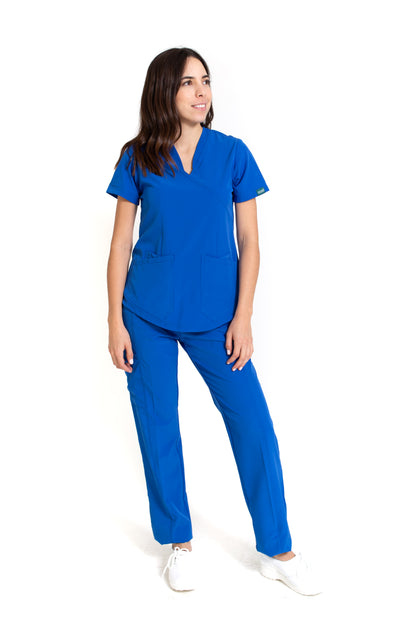 CONJUNTOS COLOR REY DAMA EV-02-07-08-09-16  Pantalón Azul Rey