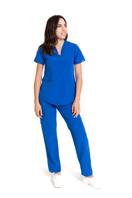 CONJUNTOS COLOR REY DAMA EV-02-07-08-09-16  Pantalón Azul Rey