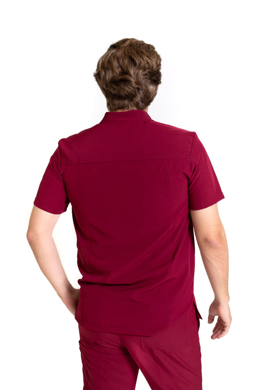 Filipina EA-02 REPELENTE A FLUIDOS-Color VINO HOMBRE-HASSAN Uniformes